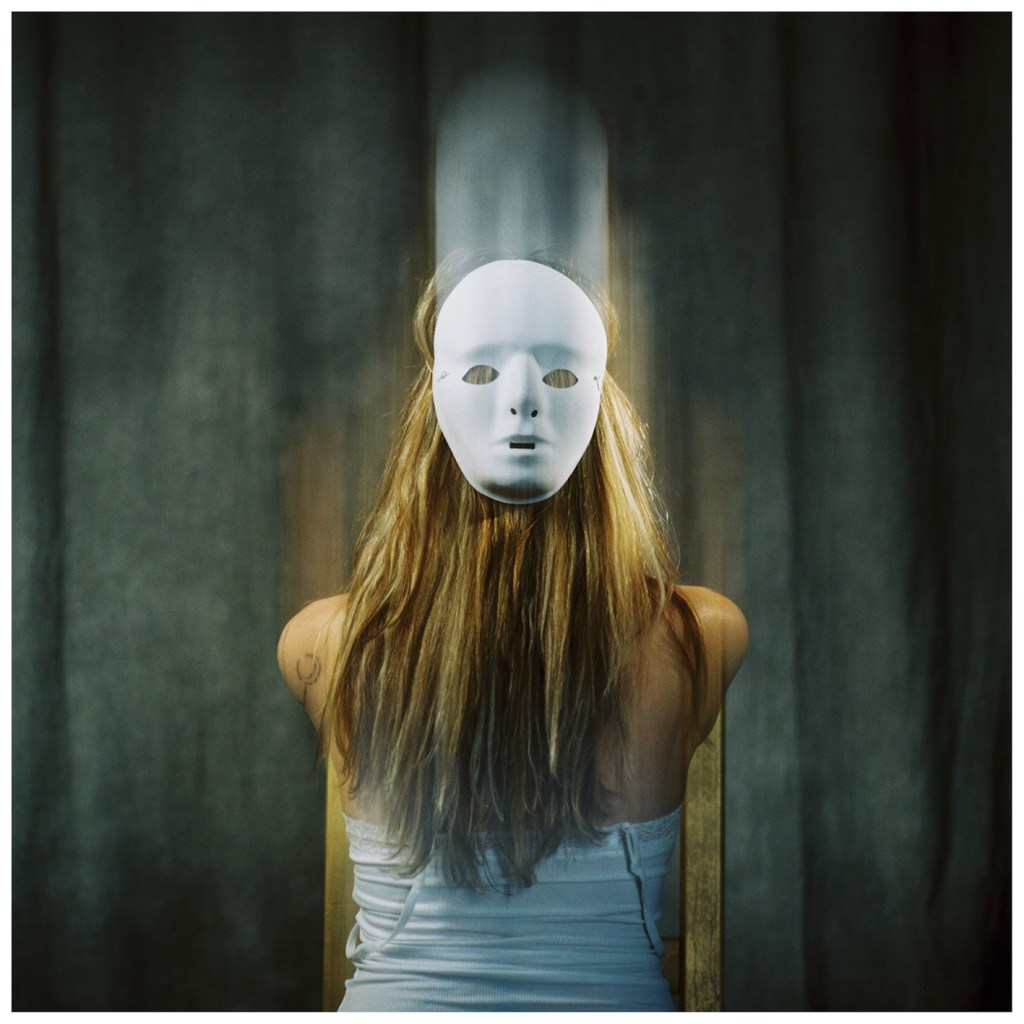 Analoge foto " Portret met ingreep" Knst. Hasselt